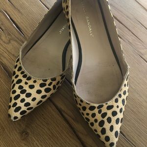Loeffler Randall Milla Cheetah calf hair flats - 7